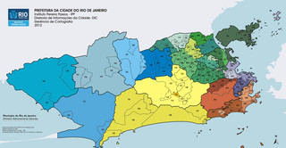 Plano de distritos de Rio de Janeiro